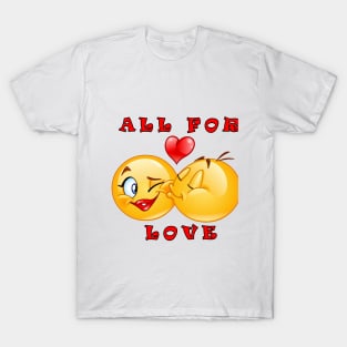 Emoji love emoji art emoji funny T-Shirt